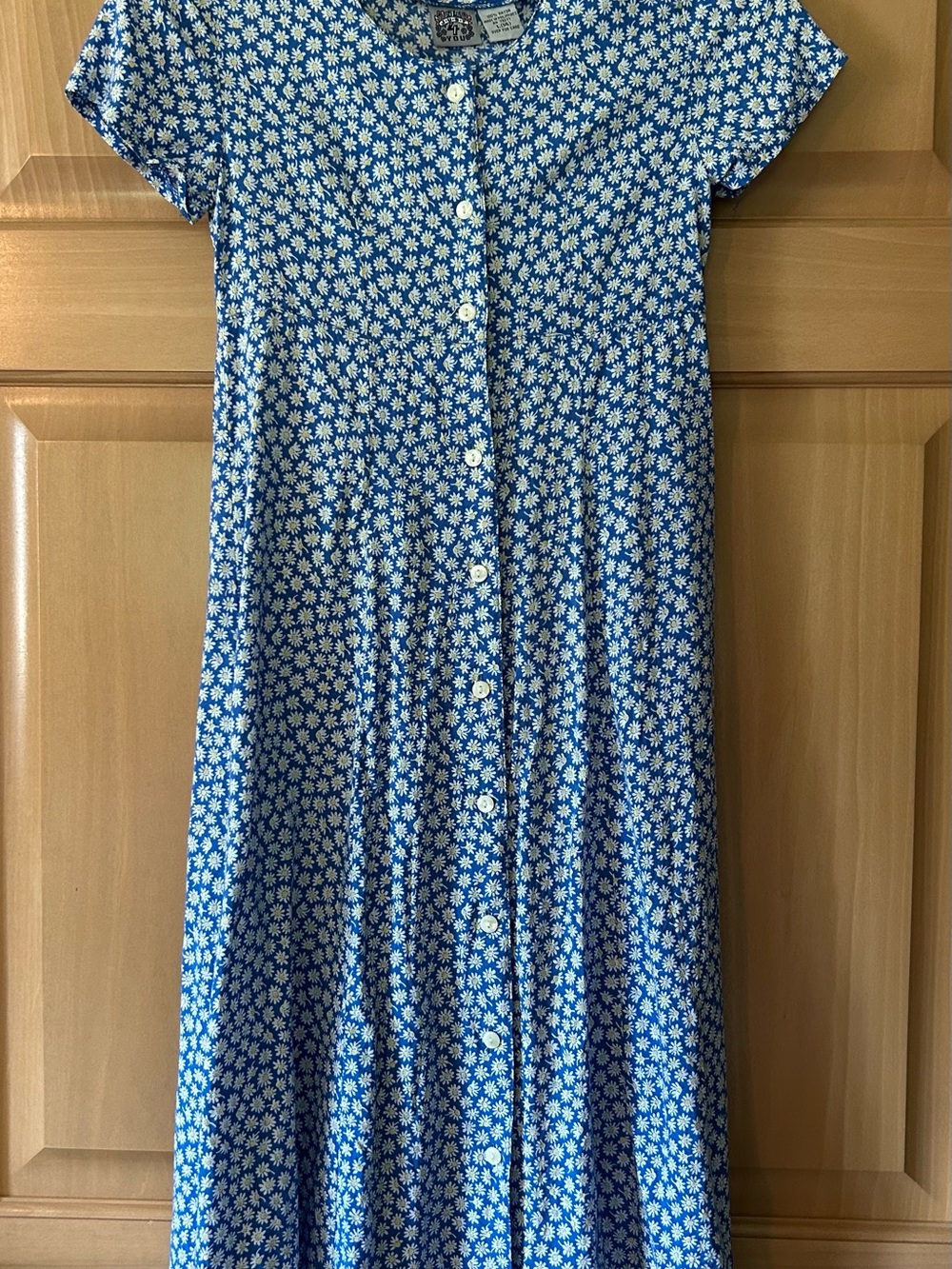 90s Floral Button Down Dress Just 4 You Cottagecore Grunge Tween 14